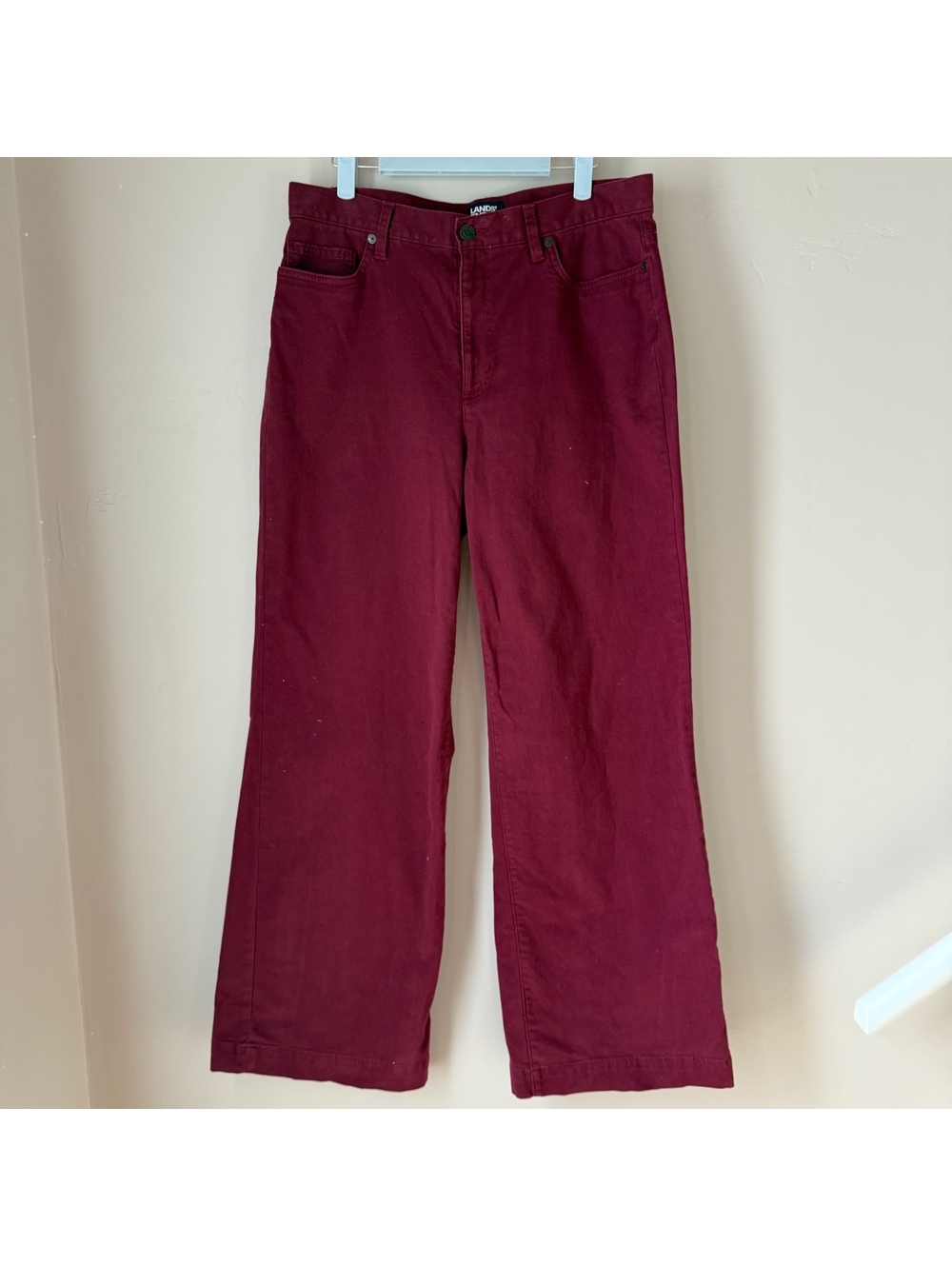 Lands’ End Wide Leg Jeans | size 10